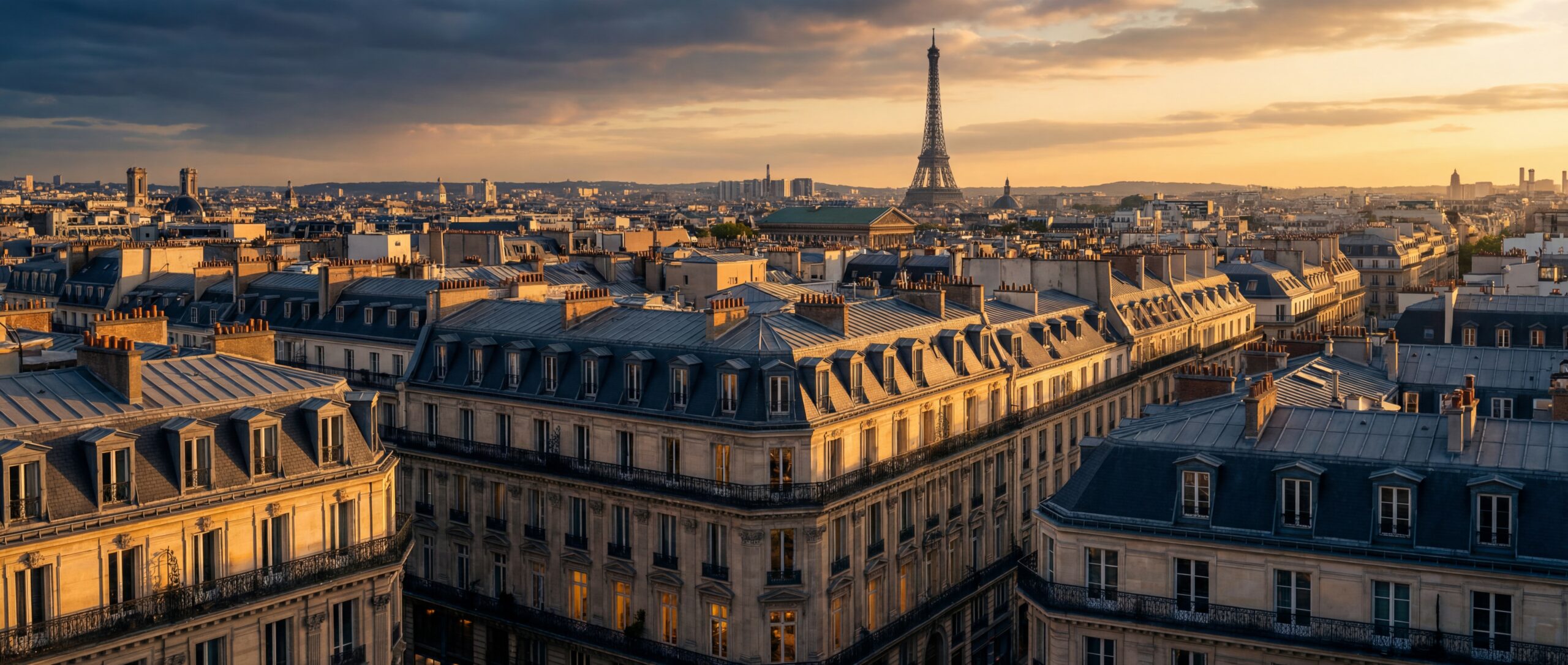 Paris vue depuis les toits — YSB Properties Île-de-France